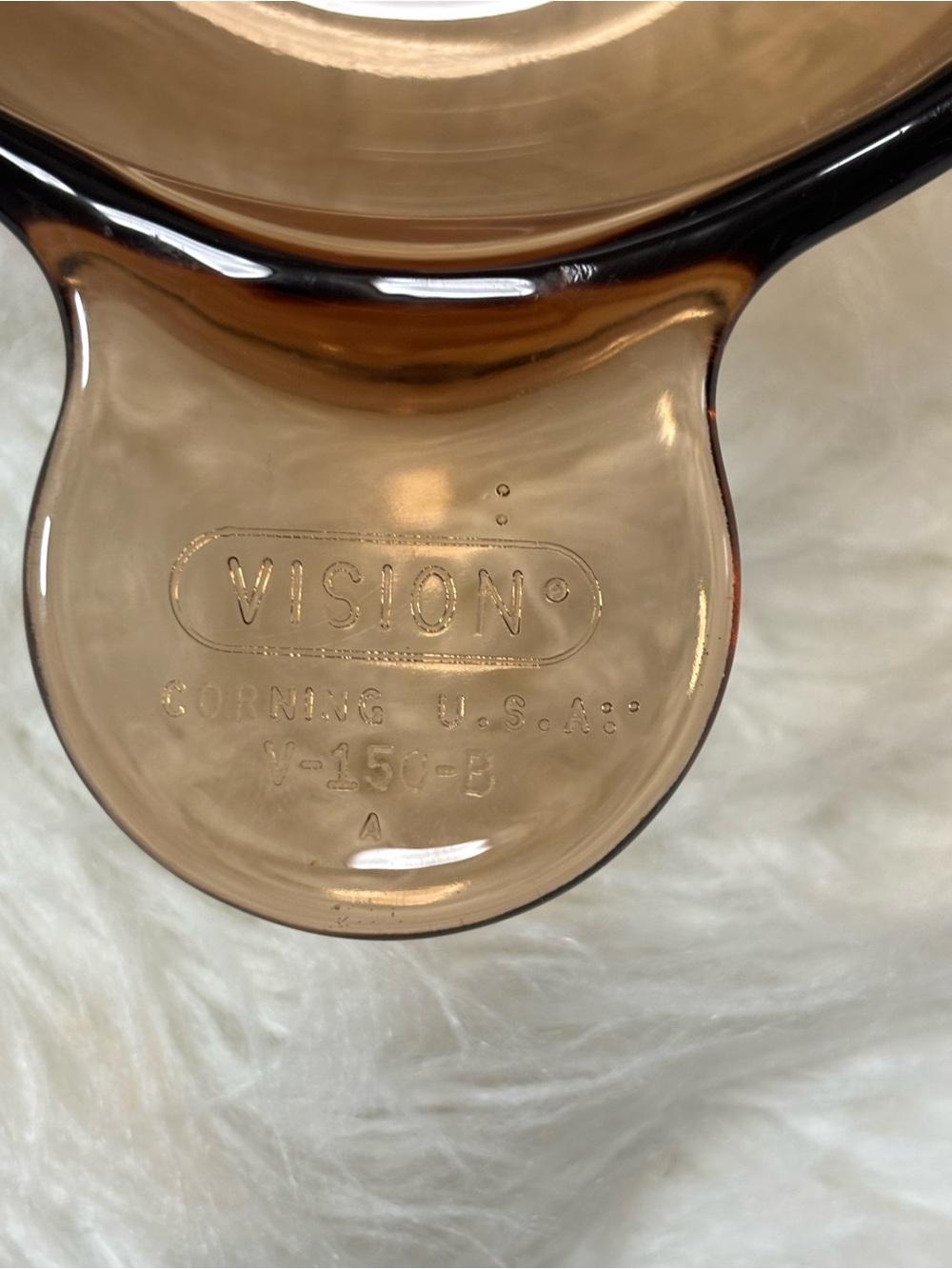Vision by Corning‎ Amber Glass Measuring Cup - Single Handle - Picture 4 of 6